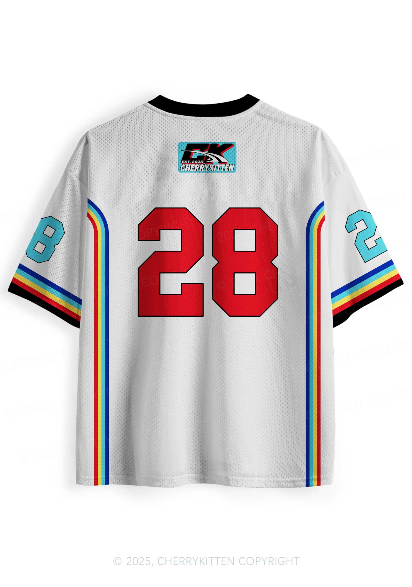 Custom White Hubby Valentine's Day Y2K Sport Jersey Shirts Cherrykitten