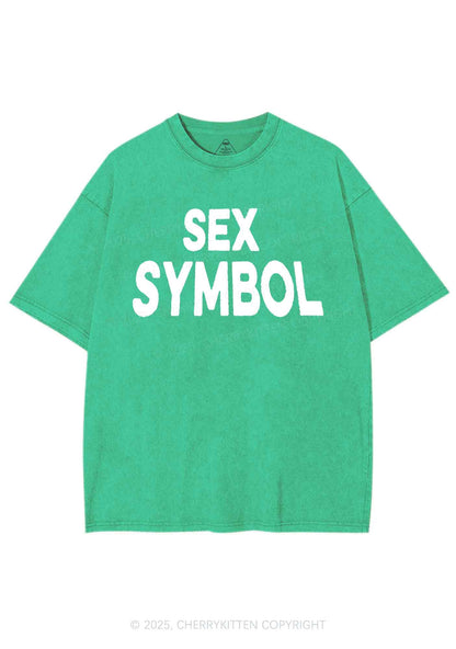 Sx Symbol Y2K Shirts Washed Tee Cherrykitten