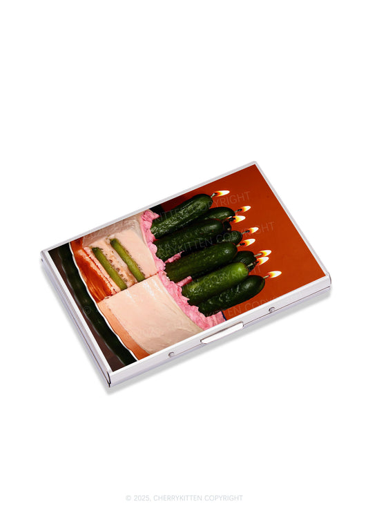 Pickle Cake Y2K Mirror Cigarette Case Cherrykitten
