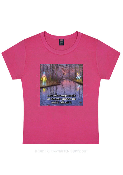 Curvy Merge Souls Y2K Baby Tee Cherrykitten