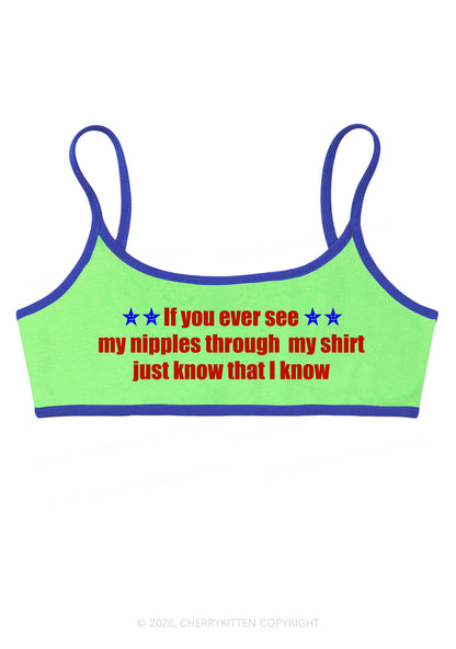 If You Ever See My Shirt Y2K Super Crop Cami Cherrykitten