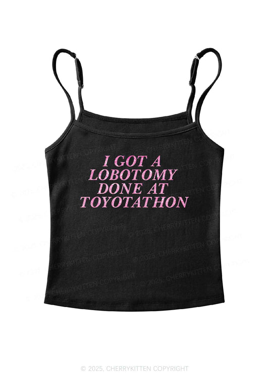 Glitter Lobotomy At Toyotathon Y2K Spaghetti Strap Cami Cherrykitten
