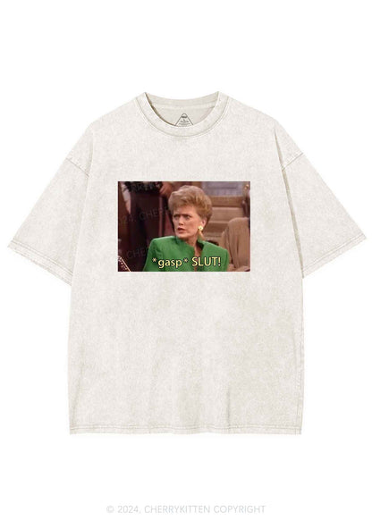 Gasp Slxt Y2K Washed Tee Cherrykitten