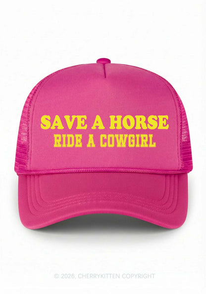 Ride A Cowgirl Y2K Trucker Hat Cherrykitten