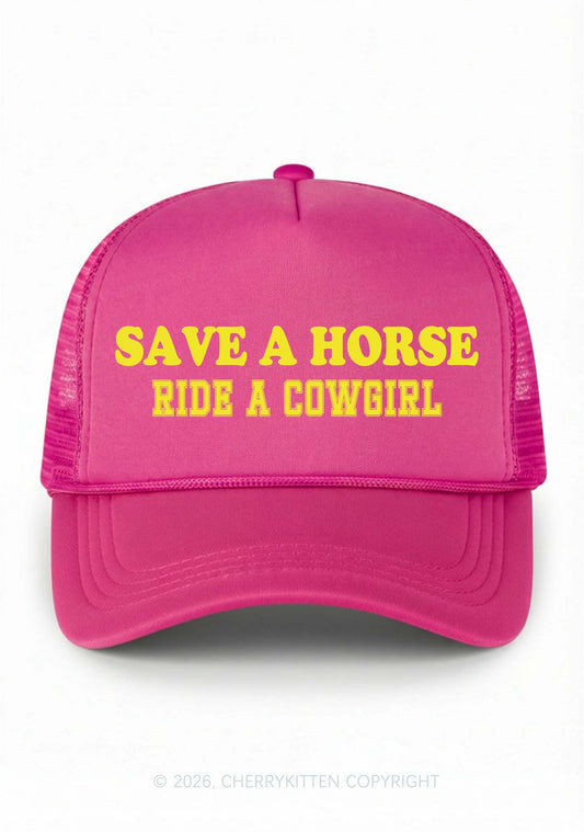 Ride A Cowgirl Y2K Trucker Hat Cherrykitten