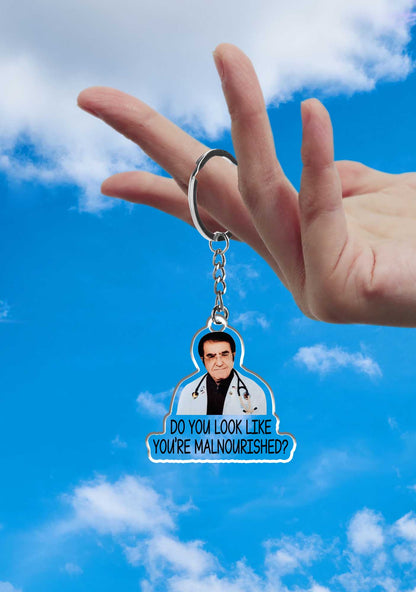 You're Malnourished 1Pc Y2K Keychain Cherrykitten