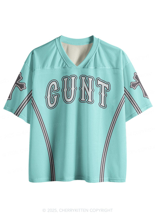 Custom Mint Green Cross Cxxt Y2K Sport Jersey Shirts Cherrykitten