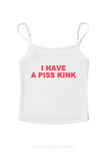 Piss Kink Y2K Spaghetti Strap Cami Cherrykitten