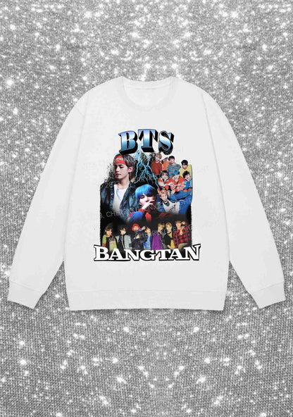 Lightning Bangtan Kpop Y2K Sweatshirt Cherrykitten