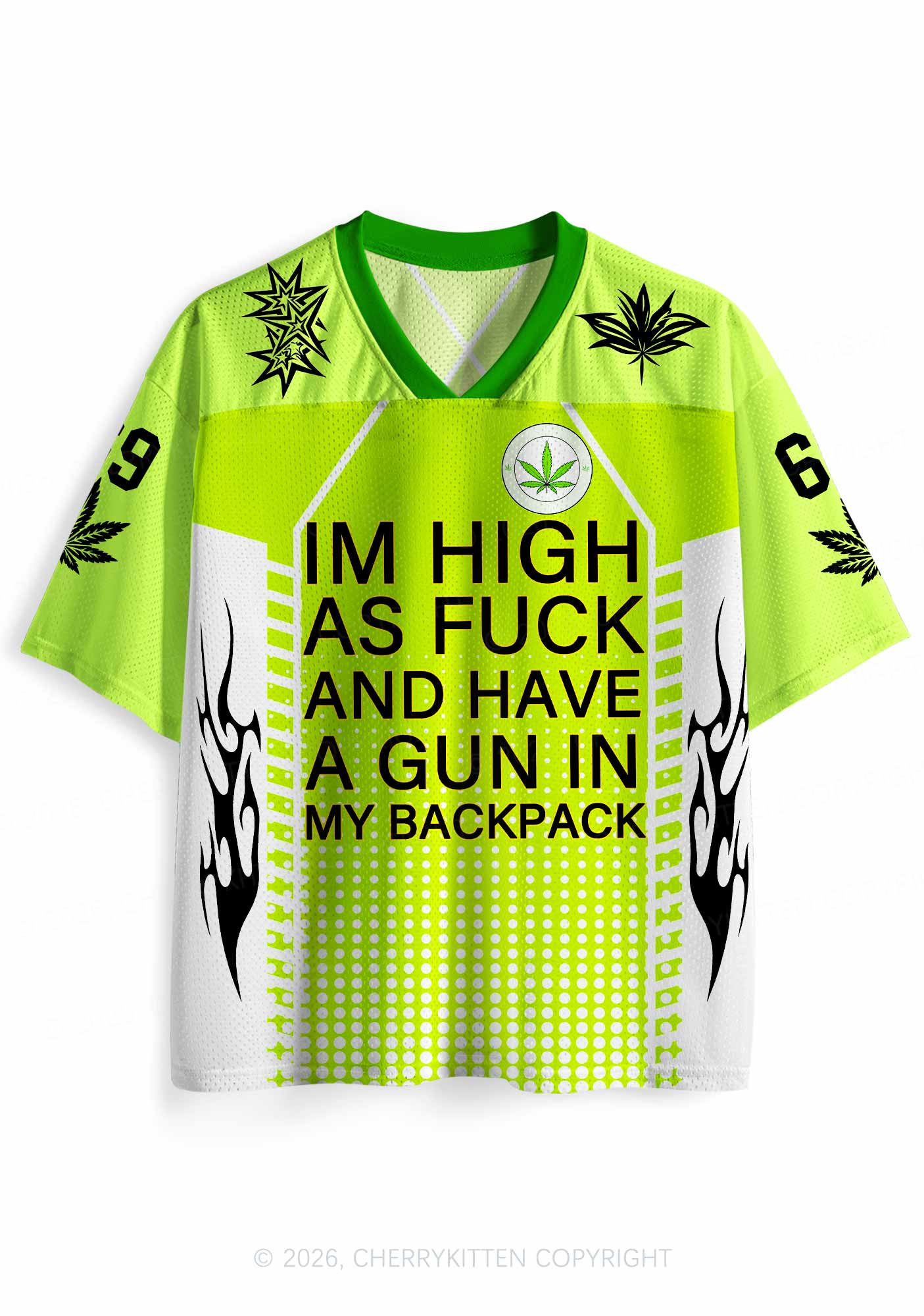 Im High Y2K Sport Jersey Shirts Cherrykitten