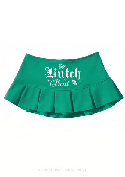 Butch Bait Pride Y2K Mini Pleated Skirts Cherrykitten