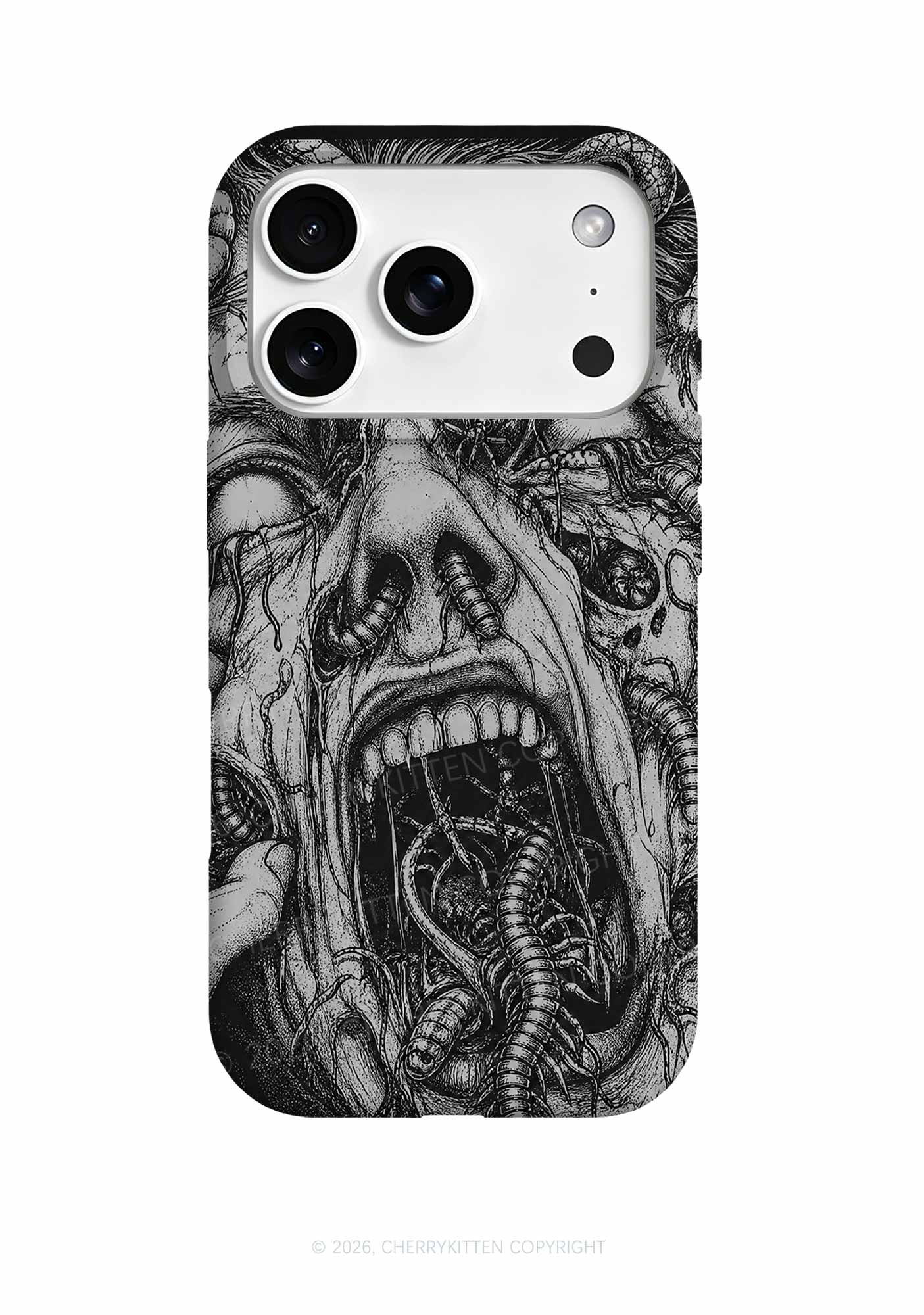 Halloween Insect On Face Y2K Phone Case Cherrykitten