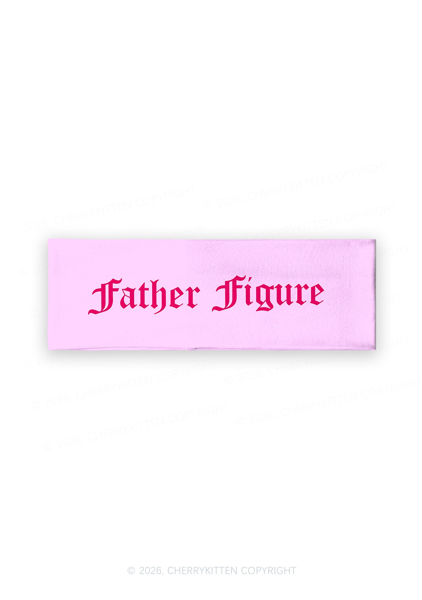 Father Figure Y2K Print Headband Cherrykitten