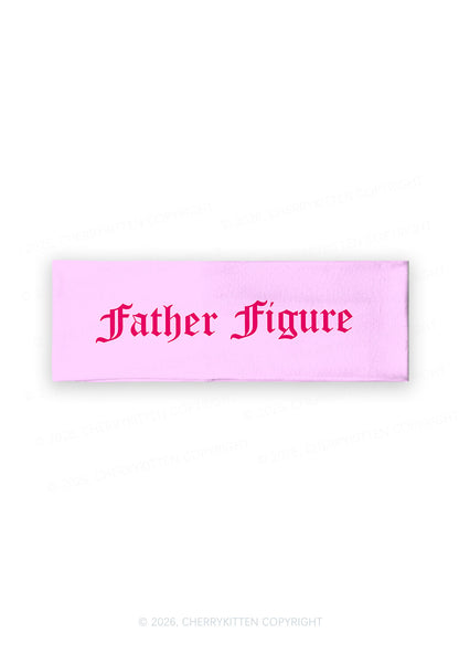 Father Figure Y2K Print Headband Cherrykitten