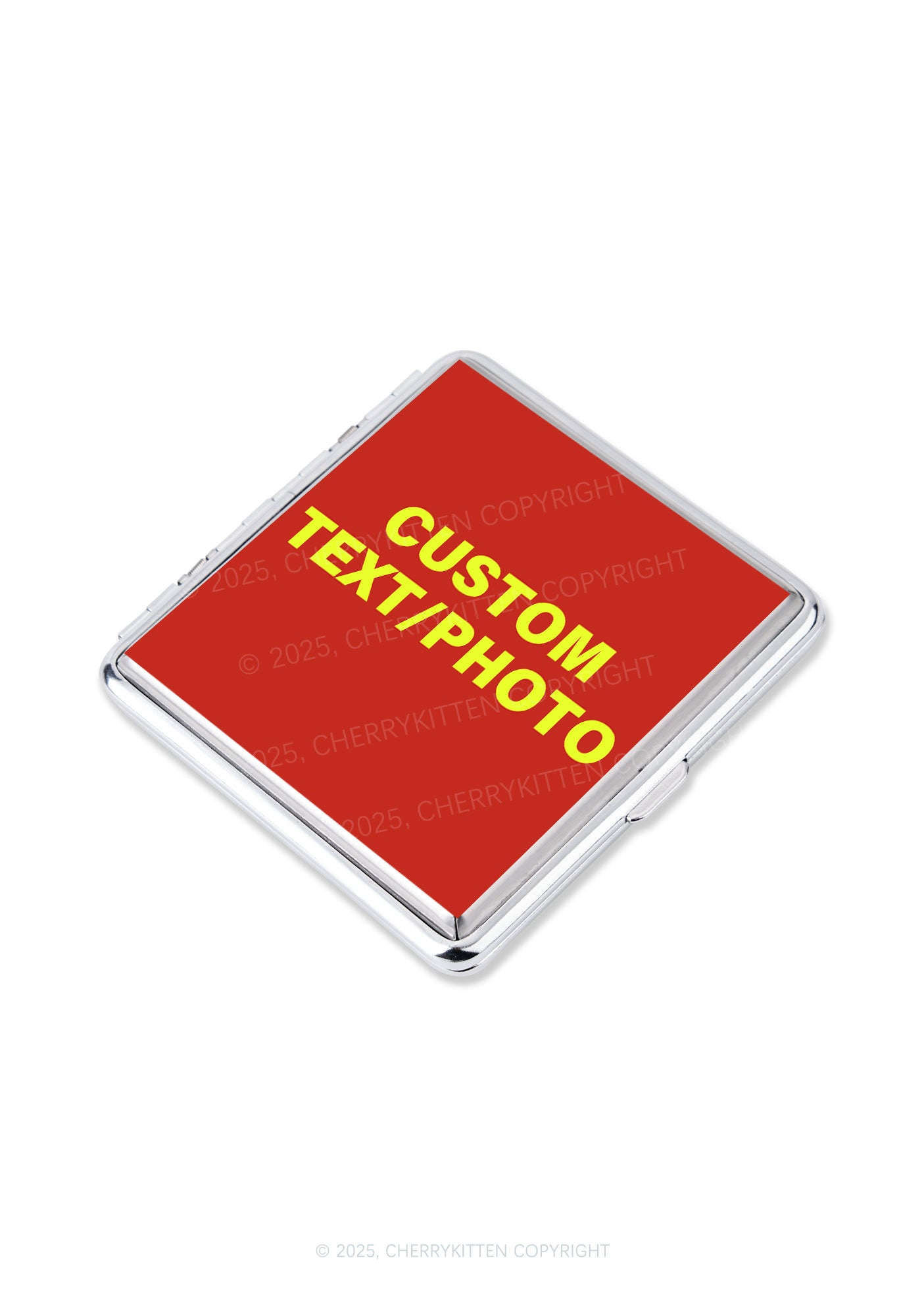 Custom Photo Y2K Cigarette Case Cherrykitten