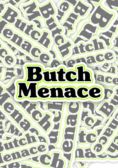 Butch Menace Pride 1pc Y2K Sticker Cherrykitten