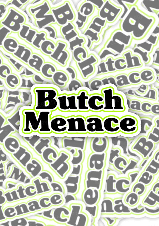 Butch Menace Pride 1pc Y2K Sticker Cherrykitten
