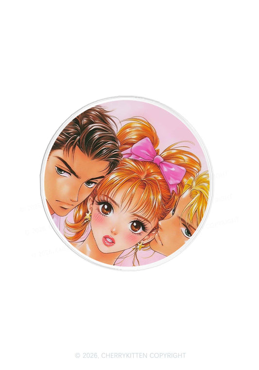 Love Triangle Y2K Magnetic Phone Grip Holder Cherrykitten