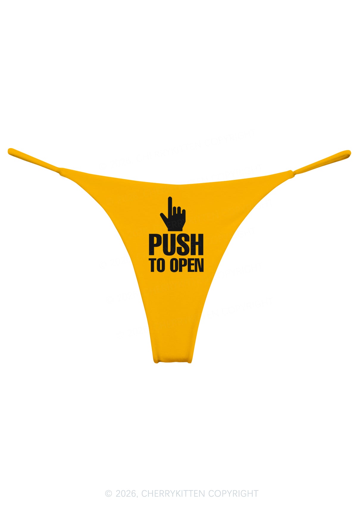 Push To Open Y2K Bikini String Thong Cherrykitten