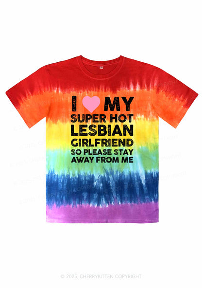 I Love My Hot GF Pride Y2K Tie Dye Shirts Cherrykitten