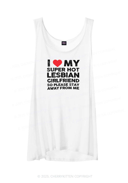 I Love My Hot GF Pride Y2K Sheer Boyfriend Tank Cherrykitten
