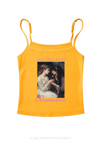 They Were Roomates Pride Y2K Spaghetti Strap Cami Cherrykitten