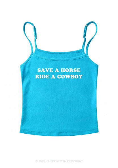 Save A Horse Y2K Spaghetti Strap Cami Cherrykitten