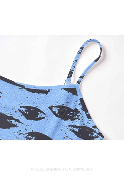 Eyes In The Blue Y2K Mesh Cami Tank Cherrykitten