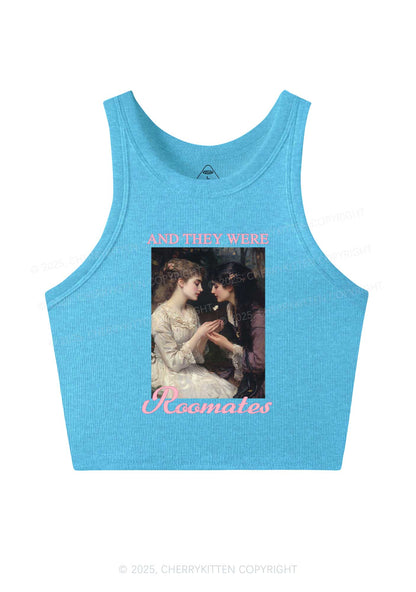 They Were Roomates Pride Y2K Crop Tank Top Cherrykitten
