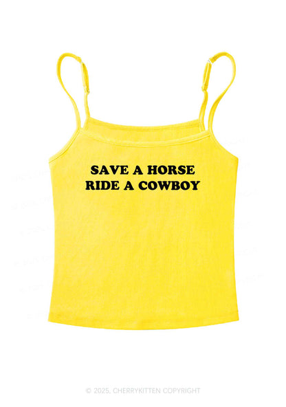 Save A Horse Y2K Spaghetti Strap Cami Cherrykitten