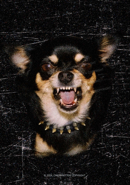 Growling Puppy Y2K Phone Case Cherrykitten