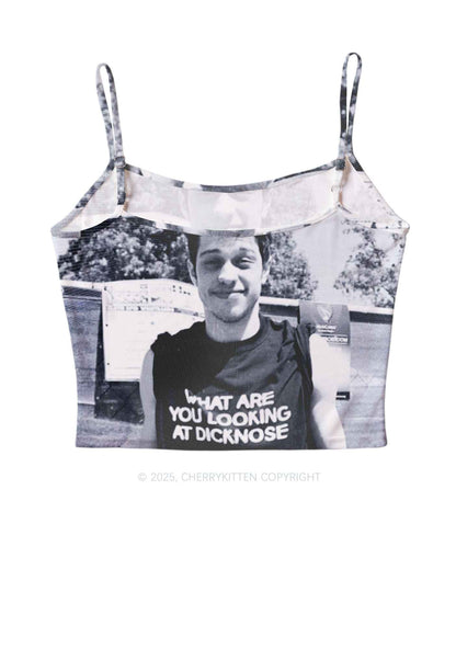 What Are You Looking At Y2K Mesh Cami Tank Cherrykitten