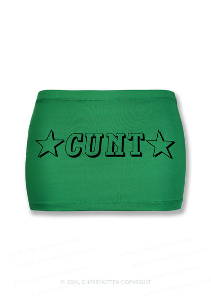 Star Count Y2K Mini Hip Skirt Cherrykitten