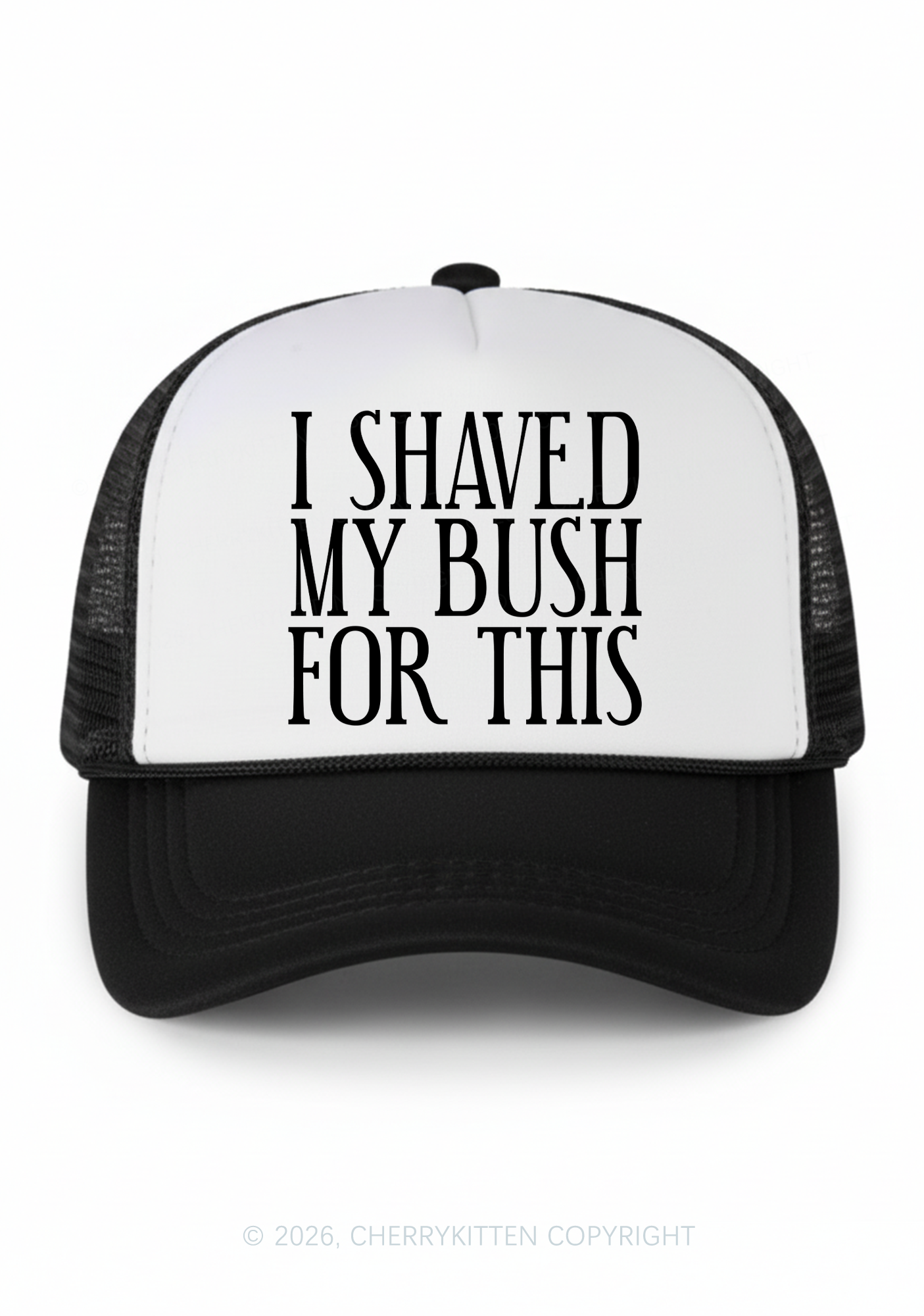 I Shaved My Bush For This Y2K Colorblock Trucker Hat Cherrykitten