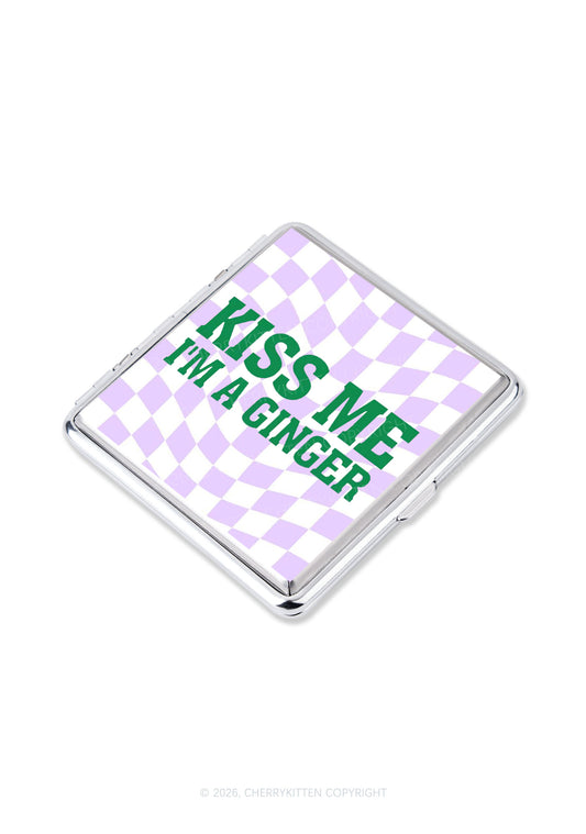 Kiss Me Im Ginger St Patricks Y2K Cigarette Case Cherrykitten