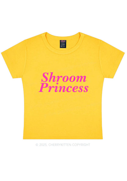 Shroom Princess Y2K Baby Tee Cherrykitten