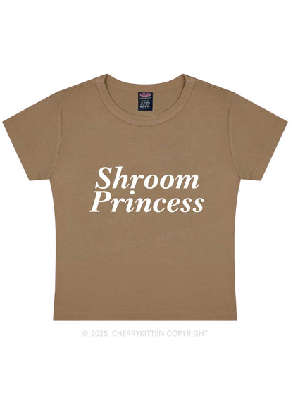 Shroom Princess Y2K Baby Tee Cherrykitten