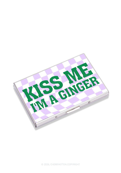 Kiss Me Im Ginger St Patricks Y2K Mirror Cigarette Case Cherrykitten