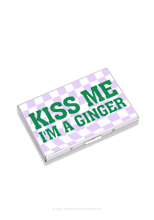 Kiss Me Im Ginger St Patricks Y2K Mirror Cigarette Case Cherrykitten