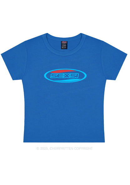 Sexsi Slogan Y2K Baby Tee Cherrykitten