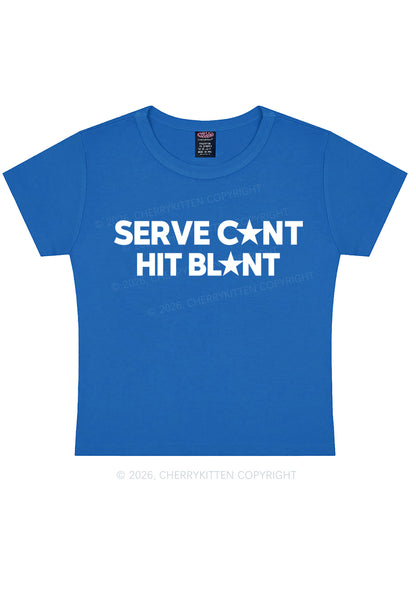 Serve Cxxt Hit Blunt Y2K Baby Tee Cherrykitten
