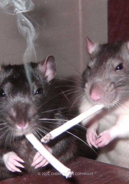 Smoking Rats Y2K Tyvek Tote Bags Cherrykitten
