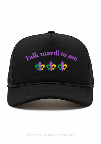 Talk Mardi To Me Y2K Trucker Hat Cherrykitten