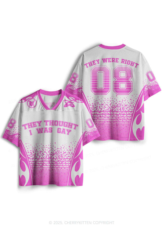 Custom I Was Gay Pride Y2K Sport Jersey Shirts Cherrykitten
