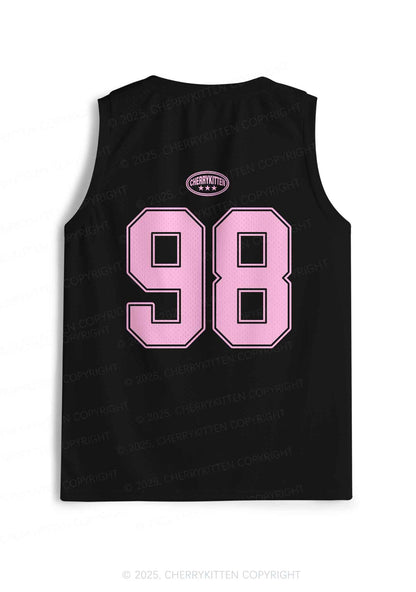 Custom Pink Lesbian Princess Pride Y2K Sport Jersey Tank Cherrykitten