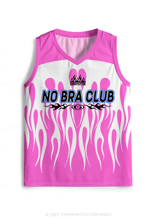 Custom No Bra Club Y2K Sport Jersey Tank Cherrykitten