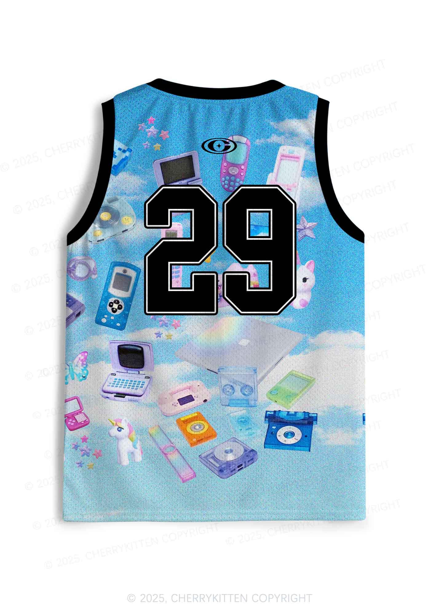 Custom Punk Digital Y2K Sport Jersey Tank Cherrykitten