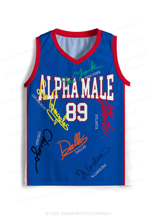 Custom Unicorn Alpha Male Y2K Sport Jersey Tank Cherrykitten
