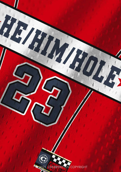 Custom He Him Hole Pride Y2K Sport Jersey Tank Cherrykitten