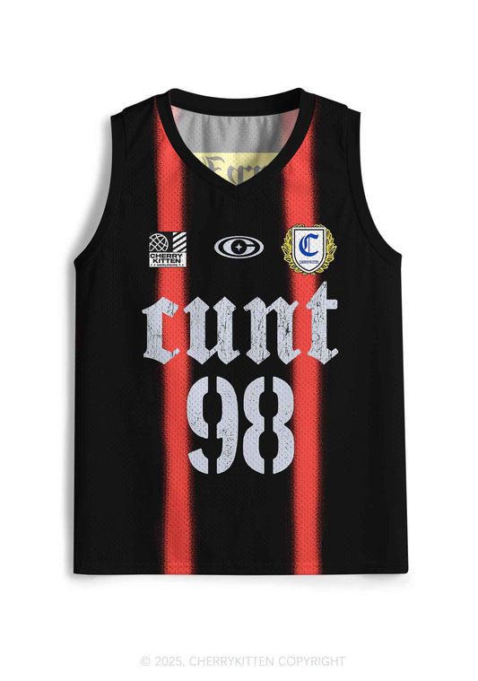 Custom Black Flame Cxxt Y2K Sport Jersey Tank Cherrykitten